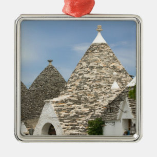 Ornement Carré Argenté Italie, Pouilles, Alberobello, Terre des Trulli,