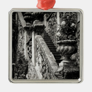 Ornement Carré Argenté Italie, province de Lecco, Varenna. Villa Monaster