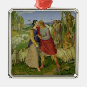 Ornement Carré Argenté Jacob rencontre Rachel, 1827