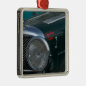 Ornement Carré Argenté jaguar antique (Droite)