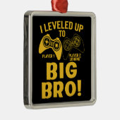 Ornement Carré Argenté Je Me Suis Rendu À Big Bro (Droite)