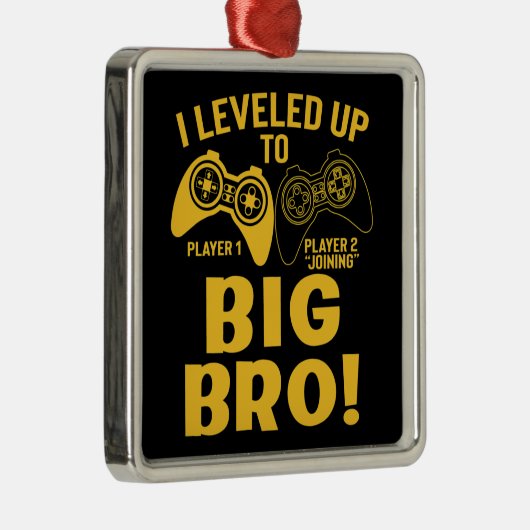 Ornement Carré Argenté Je Me Suis Rendu À Big Bro (Droite)