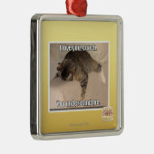 Ornement Carré Argenté Je t'aime, divan (Droite)