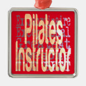 Ornement Carré Argenté Jeu d'instructeurs de Pilate (Devant)