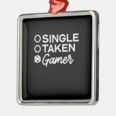 Ornement Carré Argenté Jeu unique (Gauche)