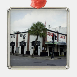 Ornement Carré Argenté Joe désordonné