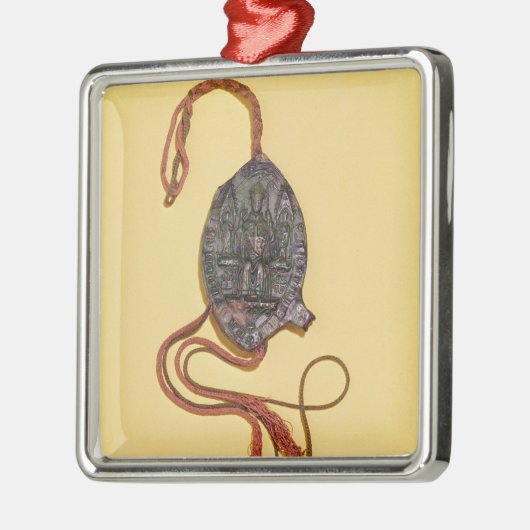 Ornement Carré Argenté Joint épiscopal appartenant à Anthony Beck (Gauche)