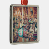 Ornement Carré Argenté Joy Merry Goat (Droite)