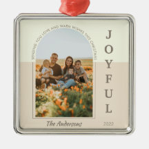 Joyeux minimaliste moderne Boho Arch Photo Beige