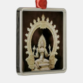 Ornement Carré Argenté Kali, de Vijayanagar (Droite)