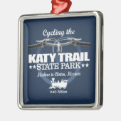 Ornement Carré Argenté Katy Trail (H2) (Gauche)