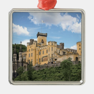 Ornement Carré Argenté Koblenz, Allemagne, Château de Stolzenfels, Schlo