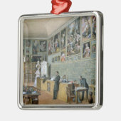 Ornement Carré Argenté La bibliothèque (Gauche)