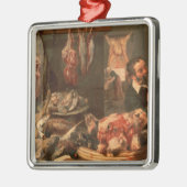 Ornement Carré Argenté La boucherie (Gauche)