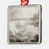 Ornement Carré Argenté La chaussée du géant d'en haut (Gauche)