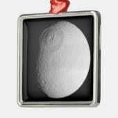 Ornement Carré Argenté La lune de Saturne Tethys 2 (Gauche)