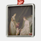 Ornement Carré Argenté La mère allaitante (Gauche)