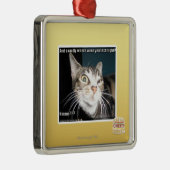 Ornement Carré Argenté Là où étiez vous (Droite)