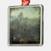 Ornement Carré Argenté La pie sur la potence, 1568 (Gauche)