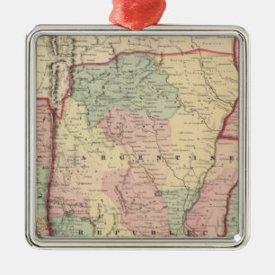 Ornement Carré Argenté La république d'Argentine, piment, l'Uruguay et l