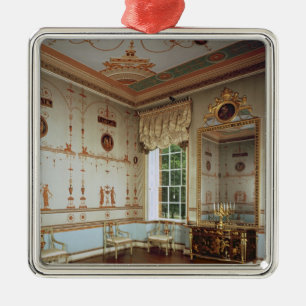 Ornement Carré Argenté La salle d'Etruscan