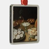 Ornement Carré Argenté La vie toujours (Droite)