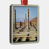 Ornement Carré Argenté La vue générale de l'Apadana a fondé c.518 AVANT (Droite)