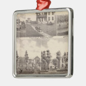 Ornement Carré Argenté Lac clair, Waseca, Minnesota (Gauche)