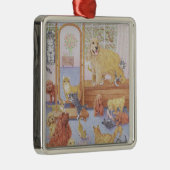 Ornement Carré Argenté L'amour ne connaît aucune limite (Droite)