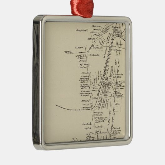 Ornement Carré Argenté Lancaster, ville de Lancaster (Droite)