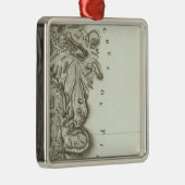 Ornement Carré Argenté Larche (Droite)