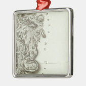 Ornement Carré Argenté Larche (Gauche)