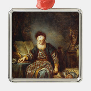 Ornement Carré Argenté L'avare