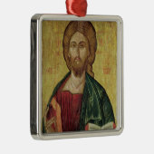 Ornement Carré Argenté Le Christ Pantocrator, 1607 (Droite)