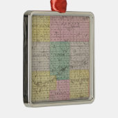 Ornement Carré Argenté Le comté de Norton, le Kansas (Droite)