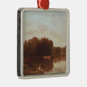 Ornement Carré Argenté Le confluent (Droite)