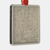 Ornement Carré Argenté Le Connecticut 3 (Droite)