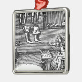 Ornement Carré Argenté Le cordonnier (Gauche)