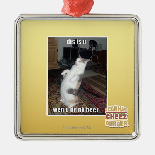 Ornement Carré Argenté le DIS est u (Devant)