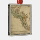 Ornement Carré Argenté Le Guatemala (Droite)