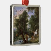 Ornement Carré Argenté Le jardin d'Éden, 1659 (Droite)