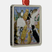 Ornement Carré Argenté Le long de pour le tour (Droite)