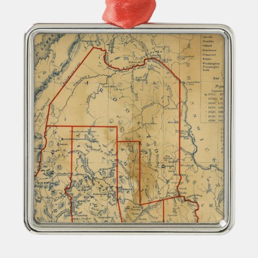 Ornement Carré Argenté Le Maine 18 (Devant)