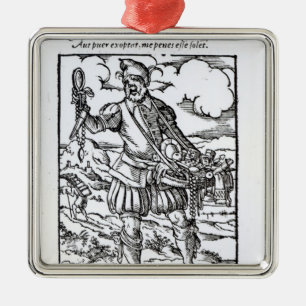 Ornement Carré Argenté Le marchand ambulant, édité par Hartman Schopper