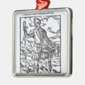 Ornement Carré Argenté Le marchand ambulant, édité par Hartman Schopper (Gauche)