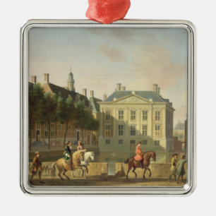 Ornement Carré Argenté Le Mauritshuis du Langevijverburg