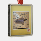 Ornement Carré Argenté Le meilleur evur actuel (Droite)