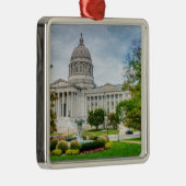 Ornement Carré Argenté Le Missouri Capitole (Droite)