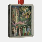 Ornement Carré Argenté Le mois de juin, c.1400 (Droite)