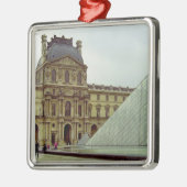 Ornement Carré Argenté Le musée du Louvre (Gauche)